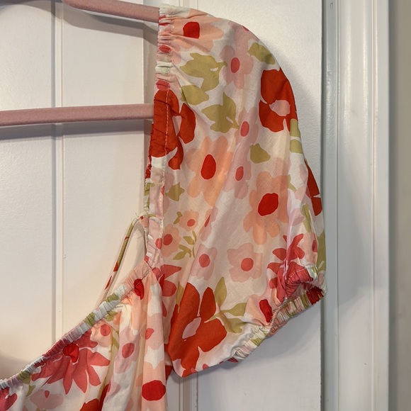 Sabo Skirt Yasmin Dress Pink Red Floral Size XL - Picture 6 of 12